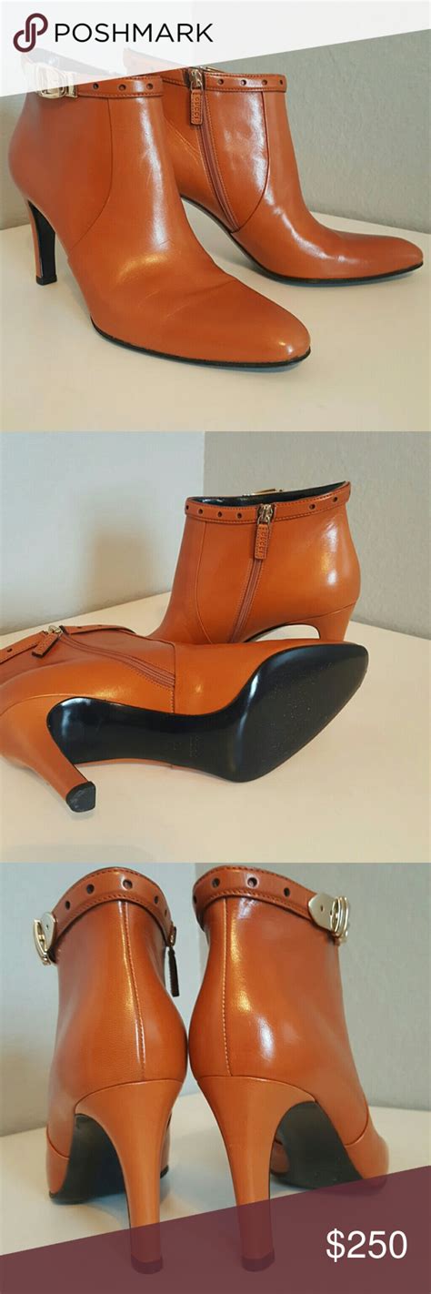 gucci orange bootie